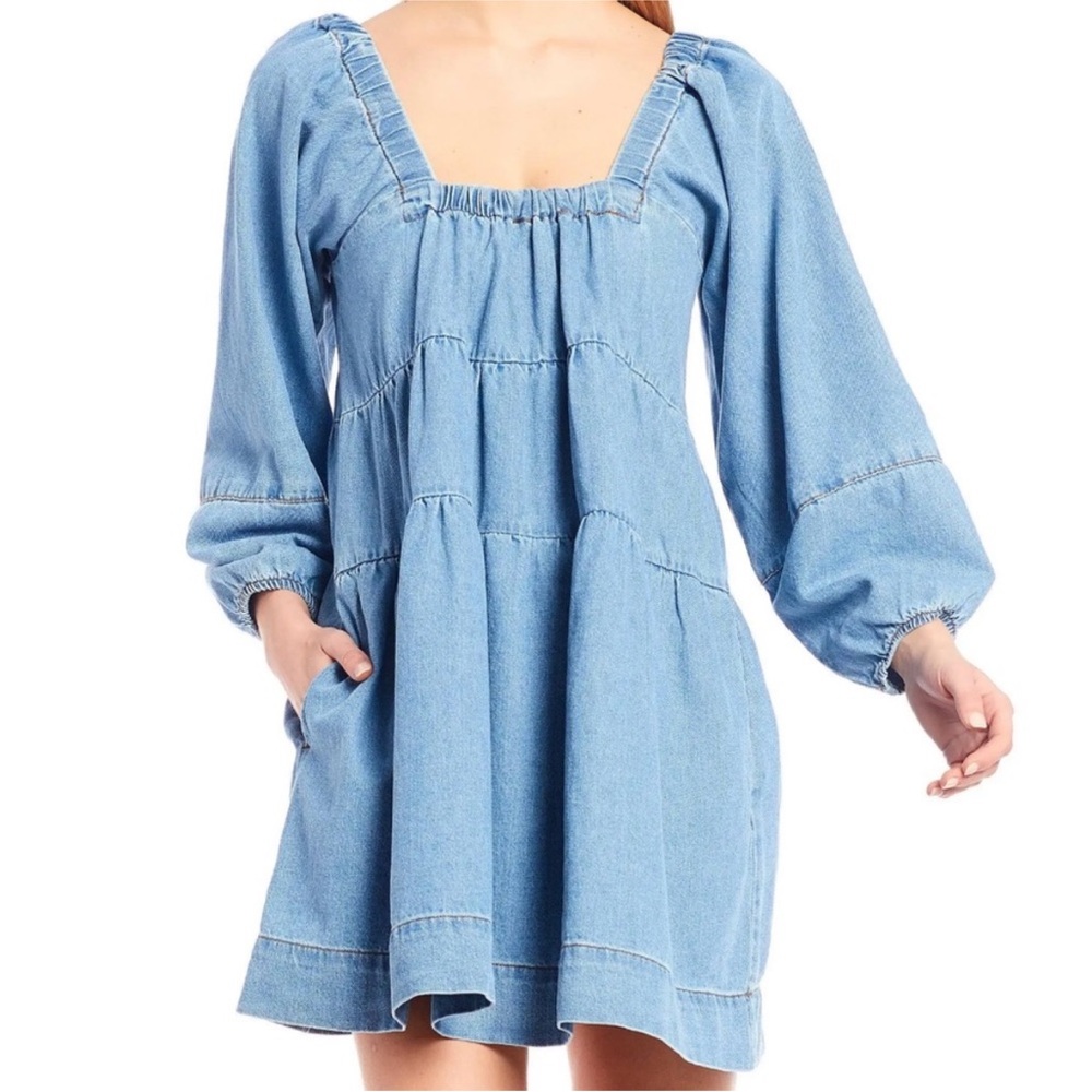 Free People Lou Jean Babydoll Dress - S